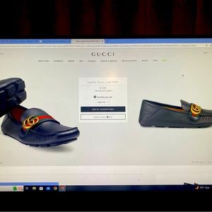 Black Gucci shoes for toddler